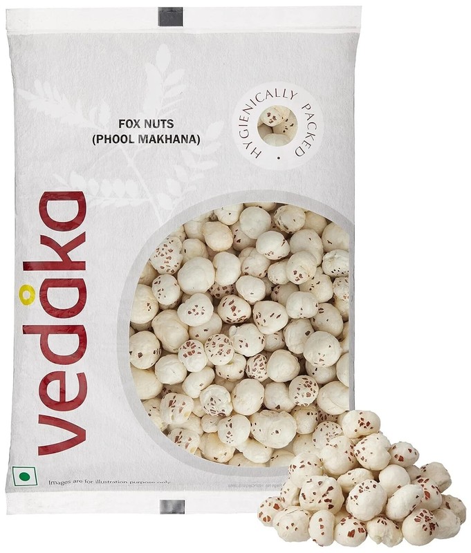 Amazon Brand – Vedaka Foxnuts (Phool Makhana), 200g Free Shipping World Wide