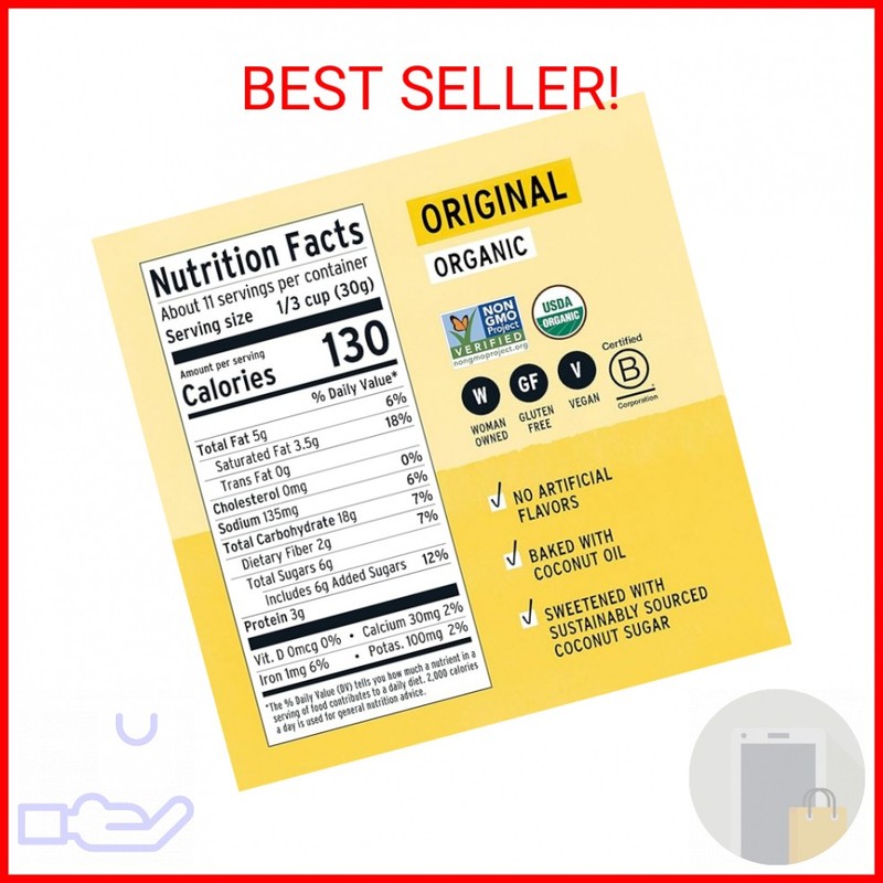 Purely Elizabeth Organic Original, Ancient Grain Granola, Gluten-Free, Non-GMO ( gallery