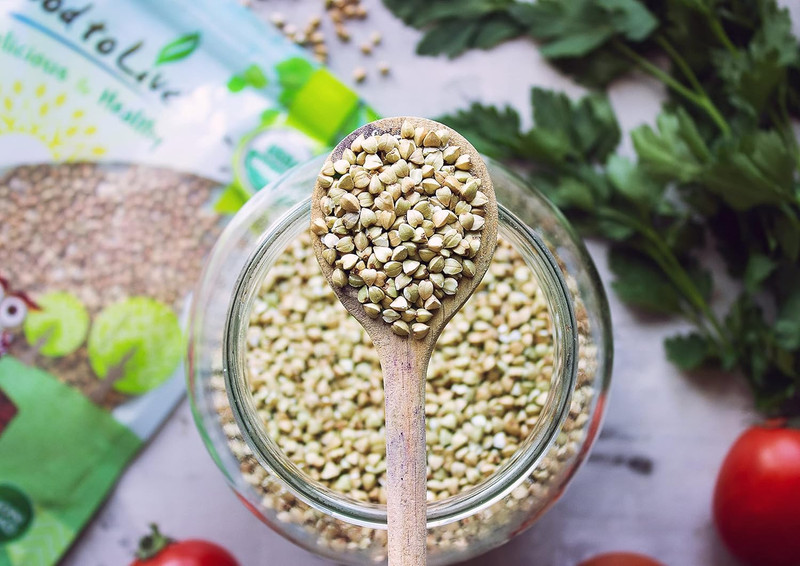 Organic Buckwheat Groats, 5 Pounds – Whole Grain Buckwheat Seeds by . Hulled, No gallery