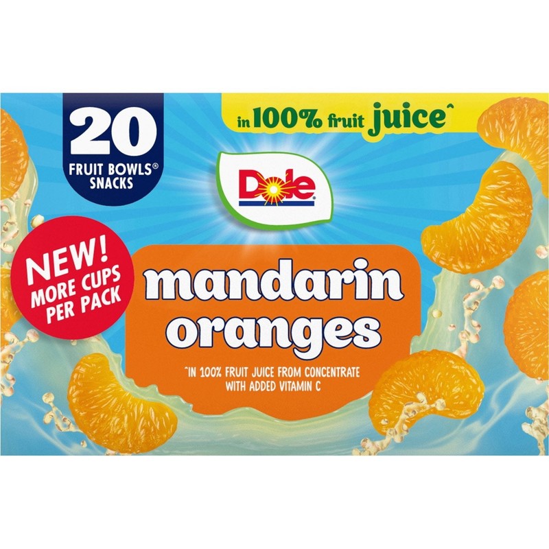 Dole Mandarin Oranges in 100% Fruit Juice, 4 Ounce (Pack of 20) gallery