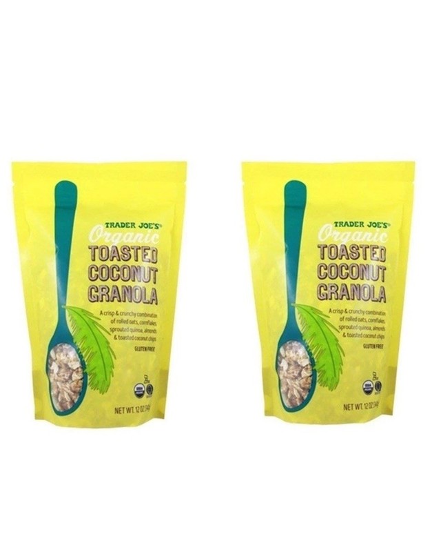 2 Packs Trader Joe’s Organic Toasted Coconut Granola 12 oz Each Pack gallery