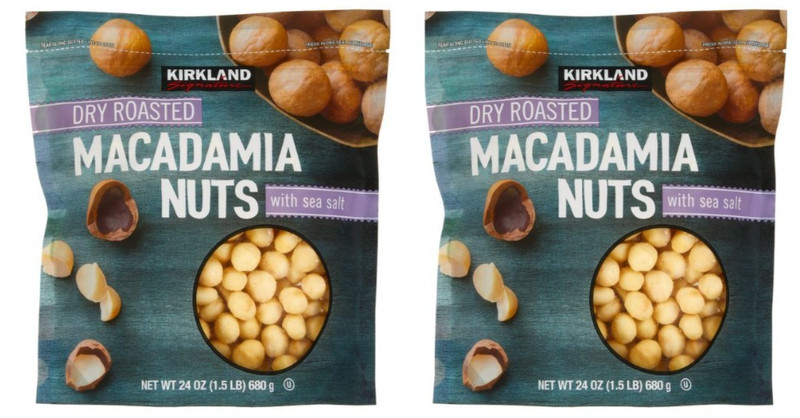 (Same Day Ship) 2pk Kirkland Signature Dry Roasted Macadamia Nuts with Sea Salt