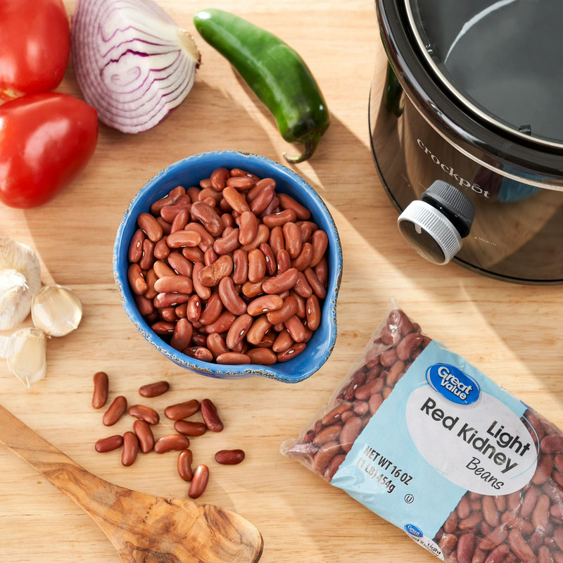 (8 pack) Great Value Light Red Kidney Beans, 1 lb..... gallery
