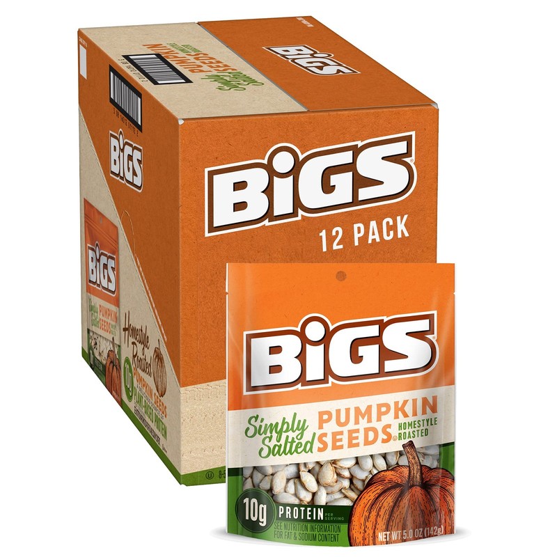Pumpkin Seeds, Simply Salted Homestyle Flavor, 5 oz. (Pack of 12)