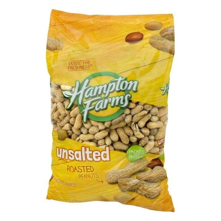6-pack Hampton Farms Unsalted In-Shell Peanuts (5 lbs.) gallery