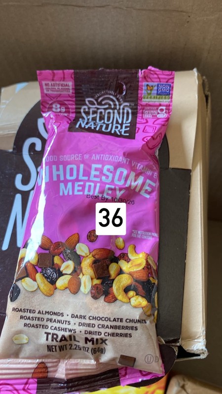Wholesome Medley Trail Mix - 12 Gluten-Free Snack Packs of 2.25 oz Delights