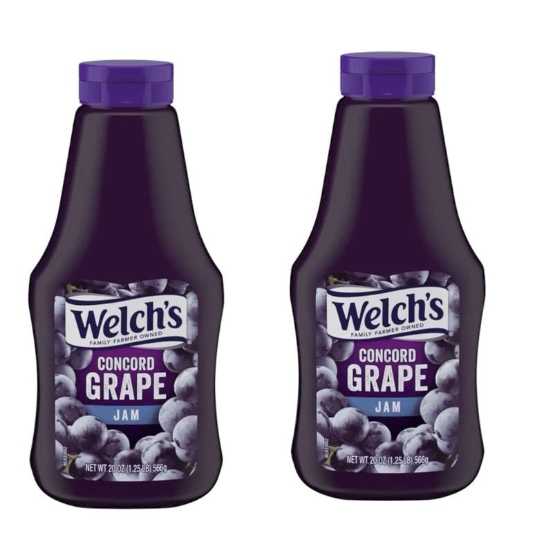 ( 2 Pack )Welch's Concord Grape Jam, 20 Oz Squeeze Bottle gallery