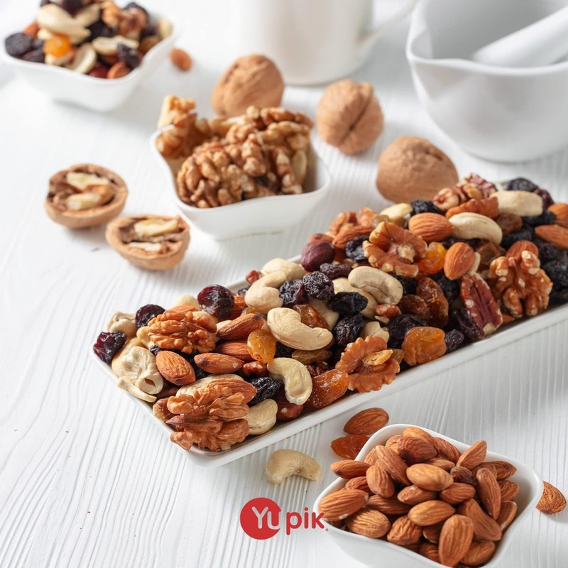Deluxe Roasted Unsalted Nut Mix, 2.2 lb, Vegan, Gluten Free, gallery