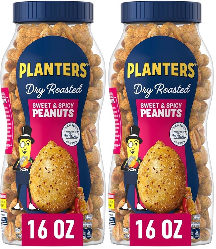 Irresistibly Crunchy Sweet and Spicy Peanuts - Plant-Based Protein Pack of 2 gallery