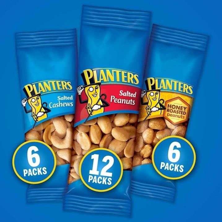 Planters Nuts Cashews and Peanuts Variety Pack (40.5 oz., 24 pk.) Great Price gallery