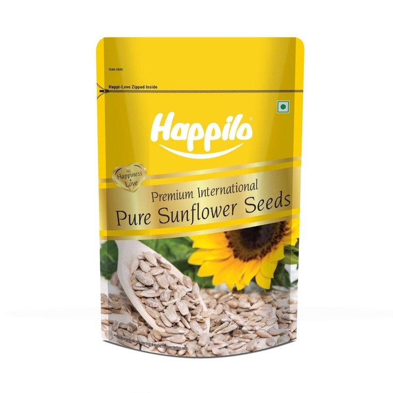 Happilo Raw Sunflower Seeds 250g | Healthy Protein Snack for Diet & Eating