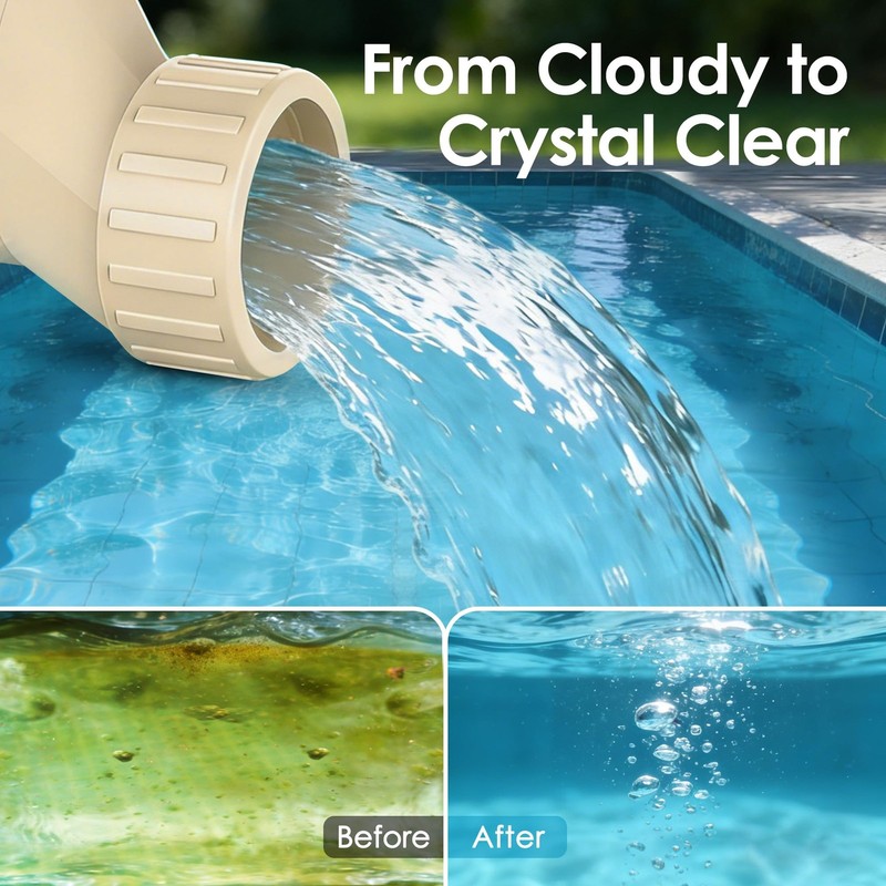 EverCrystal Salt Cell for Pool, Fits for Hayward Salt Cell T9, Chlorine Gener... gallery