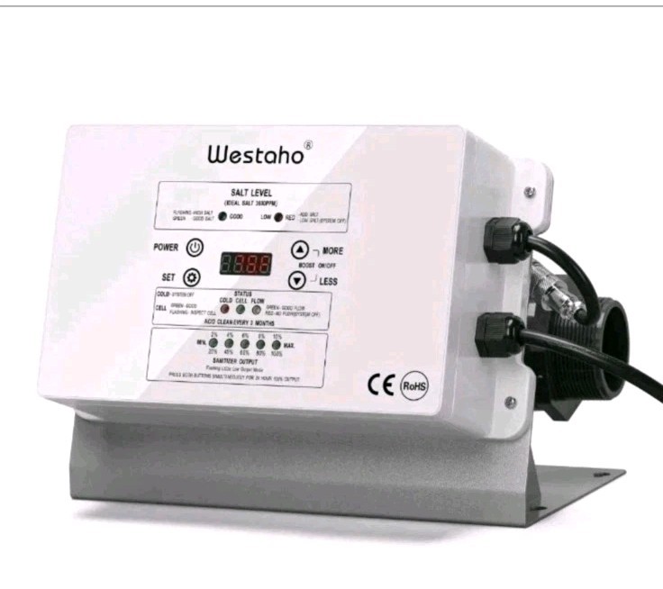 Westaho HSCG-09 Pool Saltwater Chlorine Generator Titanium Cell System Unit New