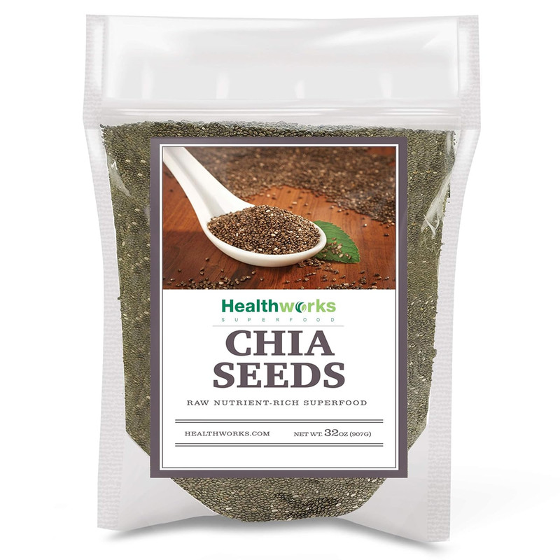 Superfoods Natural Raw Chia Seeds - 32 Oz / 2 Lbs - Premium & All-Natural - Cont gallery