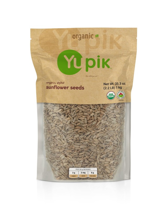 Yupik Organic Sunflower Seeds, No Shell, 2.2 lb (35.2 oz), Pack of 6, Non-GMO…