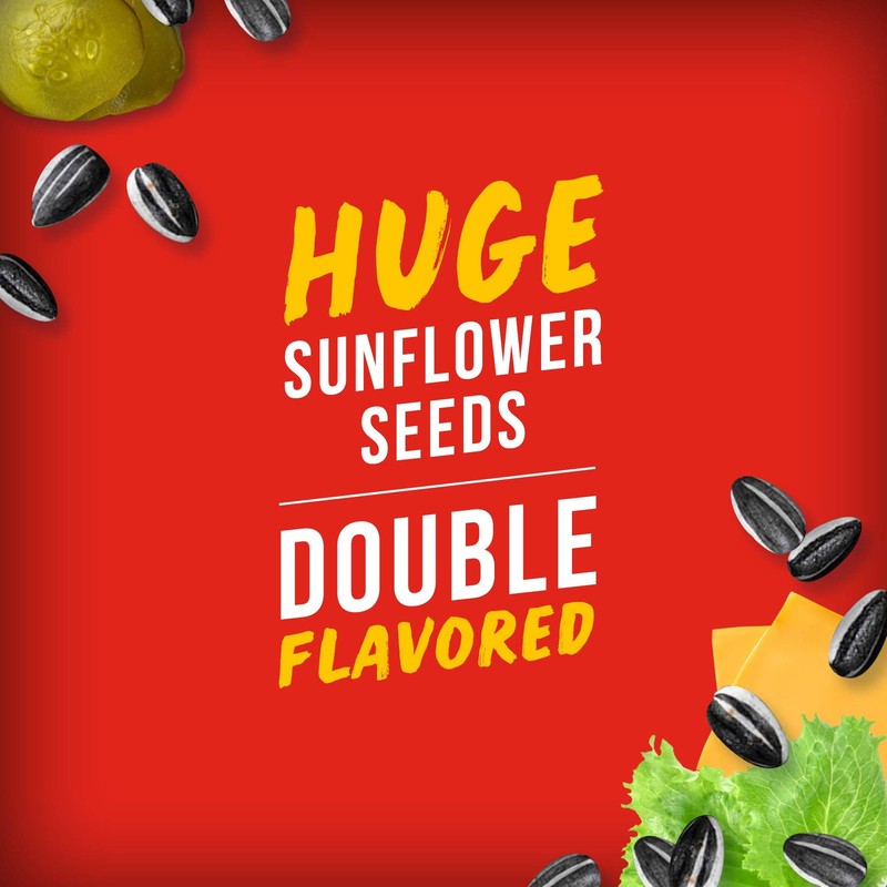 BIGS Cheeseburger Sunflower Seeds 12 Pack Keto Friendly Snack 5.35 Ounces gallery
