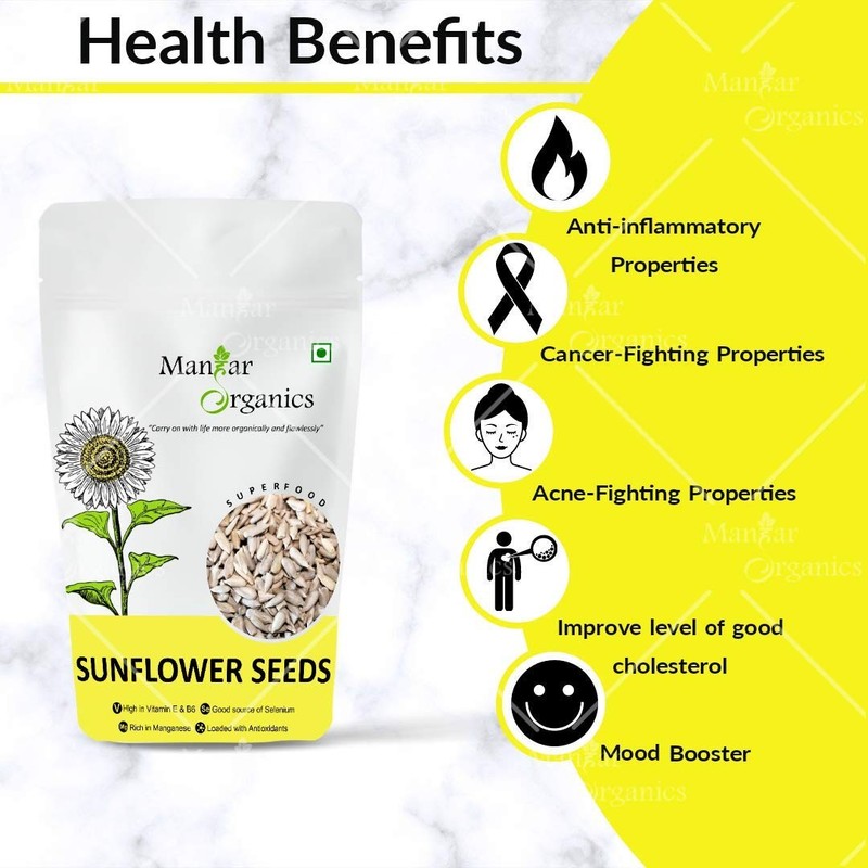 ManHar Organics Sunflower Seeds 1000gm gallery