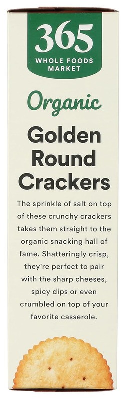 365 Whole Foods Golden Round Organic Crackers 12 Ounce gallery