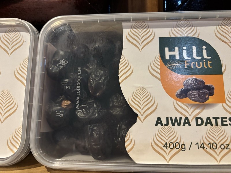 Hili Fruit Ajwa Dates 400 gr/ 14.10 oz. Resealable Bag Agro Sun High Quality gallery