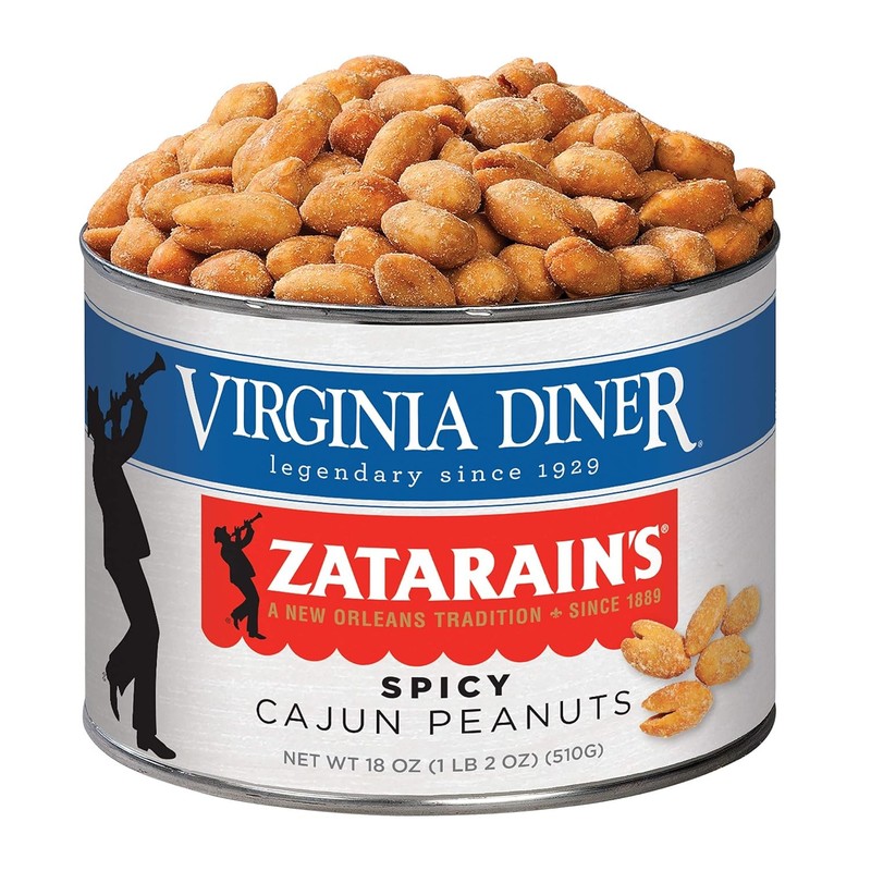 Zatarain's Spicy Cajun Peanuts Gourmet Cajun Peanuts Non-GMO Preservative Free