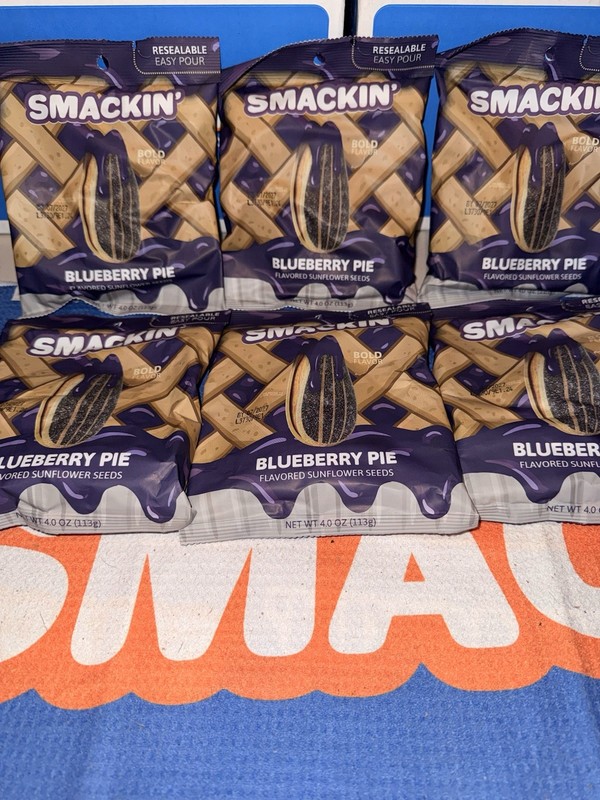 Smackin’ Sunflower Seeds – Blueberry Pie! Limited Edition!