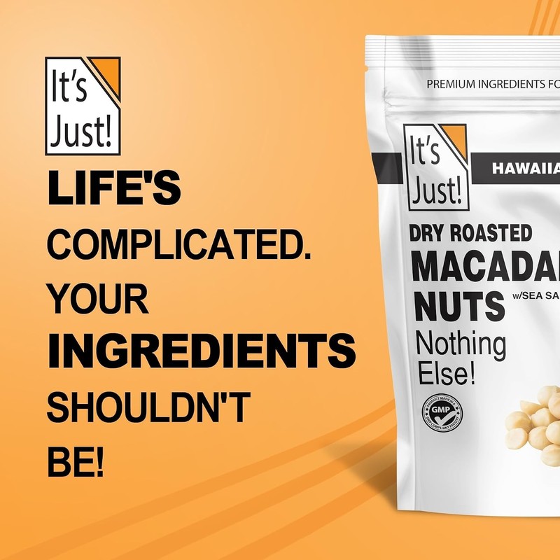1.5lbs Dry Roasted Hawaiian Macadamia Nuts in Resealable Bag - Gluten-Free gallery