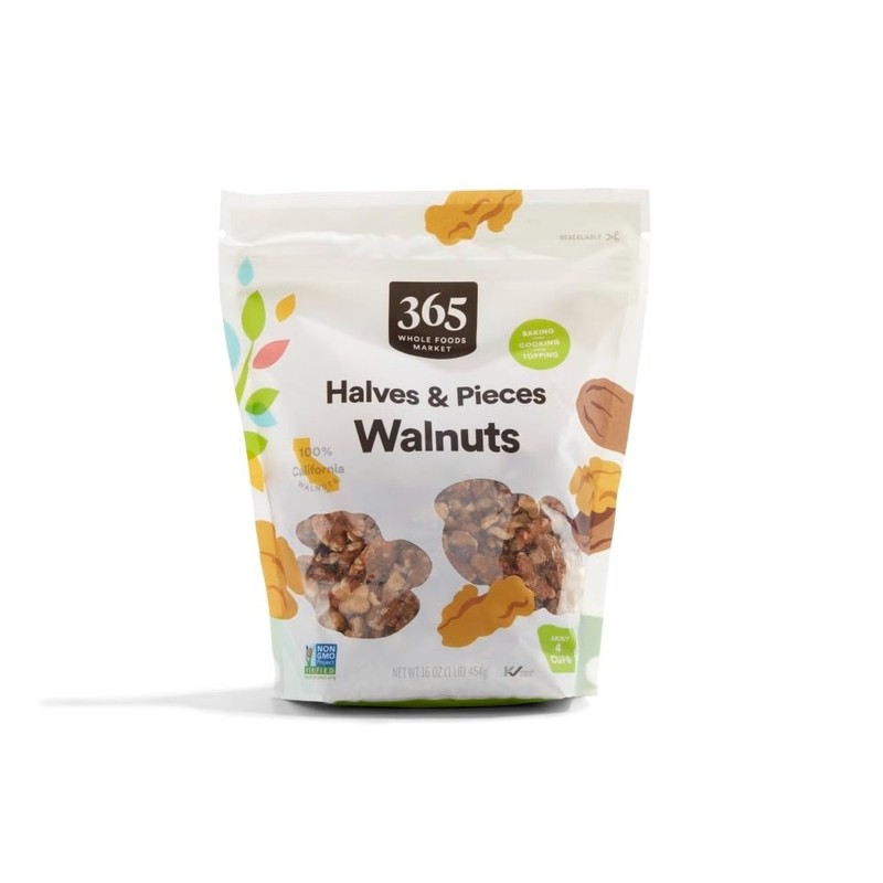 16 Oz Walnut Halves & Pieces - Fresh, Quality Nut for Baking & Snacking gallery