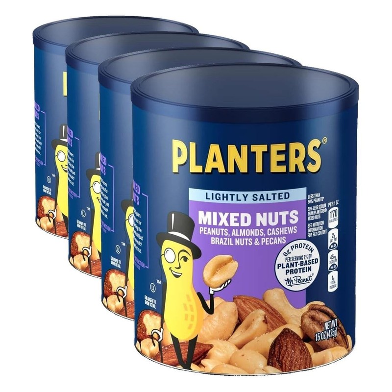 Healthy Party Snacks: Lightly Salted Mixed Nuts, 4 Pack gallery