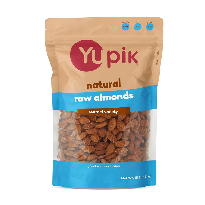 California Raw Almonds, Small Size, 2.2 Lb, Gluten-Free, Kosher, Salt-Free, Sour
