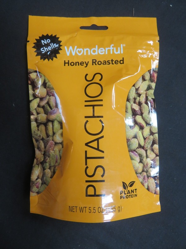 (1) Bag Of Wonderful Honey Roasted Pistachios No Shells 5.5 Oz