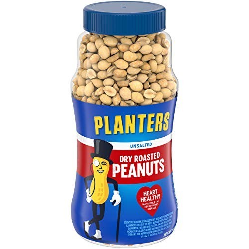 Dry Roasted Unsalted Peanuts 16 oz - 12 Pack, Healthy Snack, Gluten-Free, Protei gallery