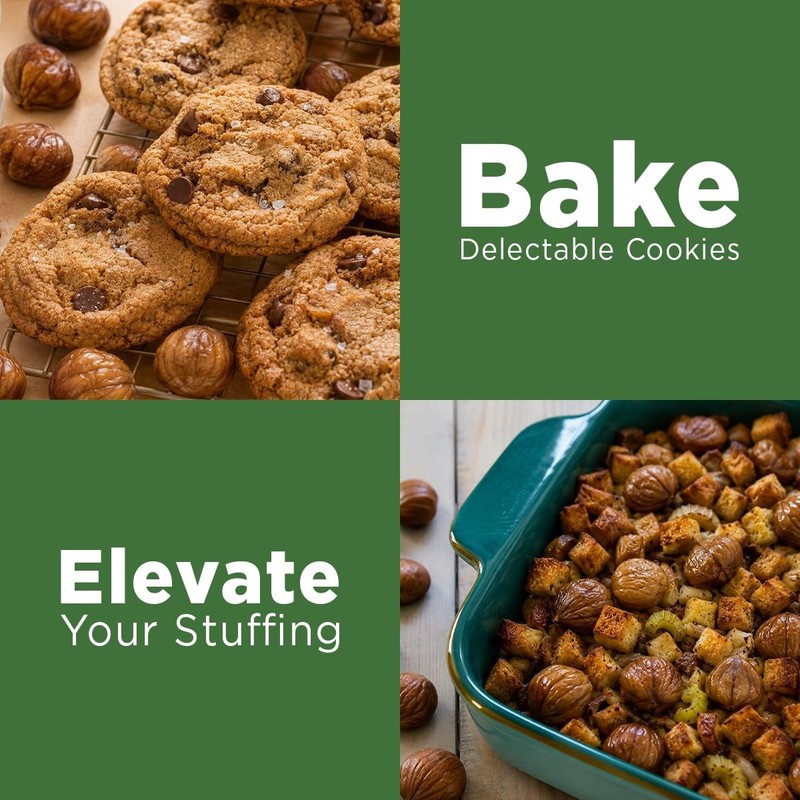 Shelled Roasted Chestnuts 6 Pack Vegan Gluten Free Snack Bags gallery