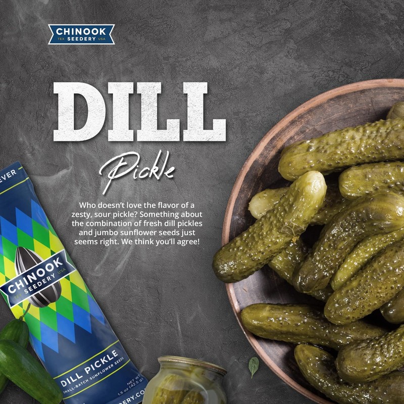 Low Sodium Sunflower Seeds – Dill Pickle Flavor, Pack of 36, 1.5oz – Sunflowe... gallery