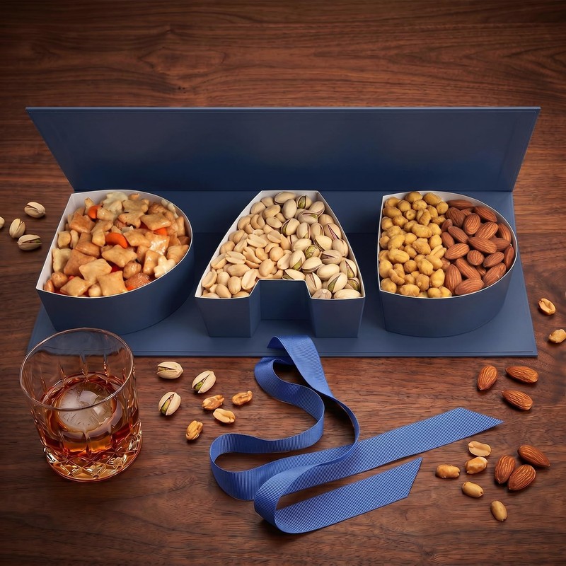 Fathers Day Premium Mixed Nuts Gift Box Ultimate Father's Day Food Gift Bask... gallery