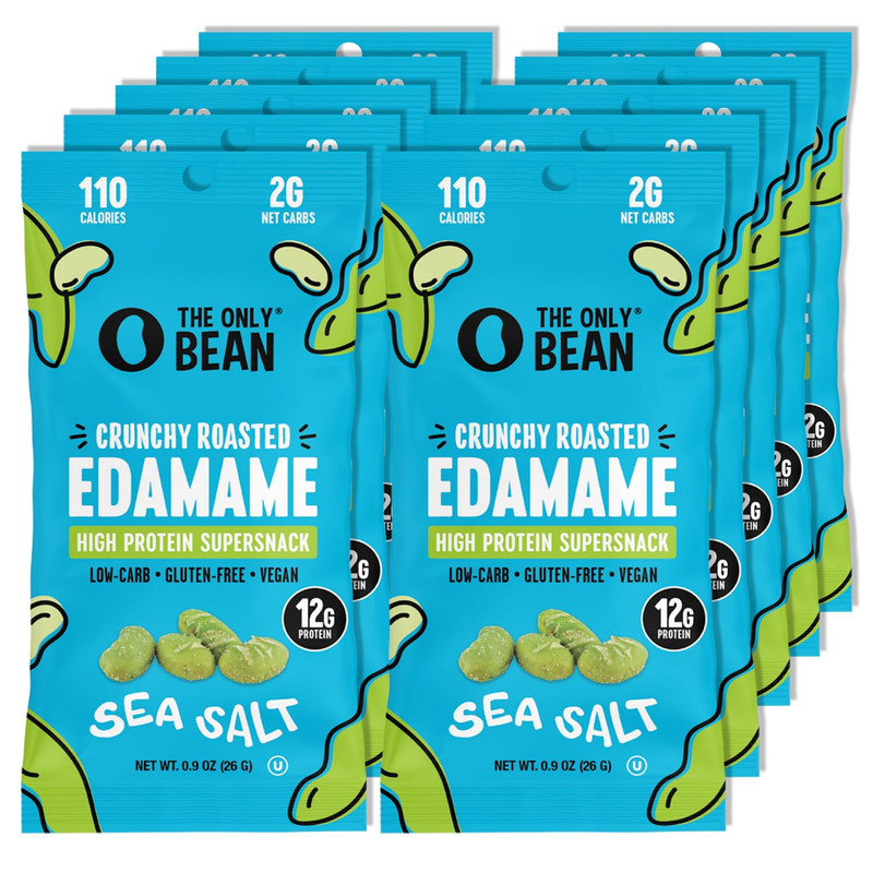 Crunchy Dry Roasted Edamame Snacks (Sea Salt), Healthy High Protein(11G) Keto , gallery