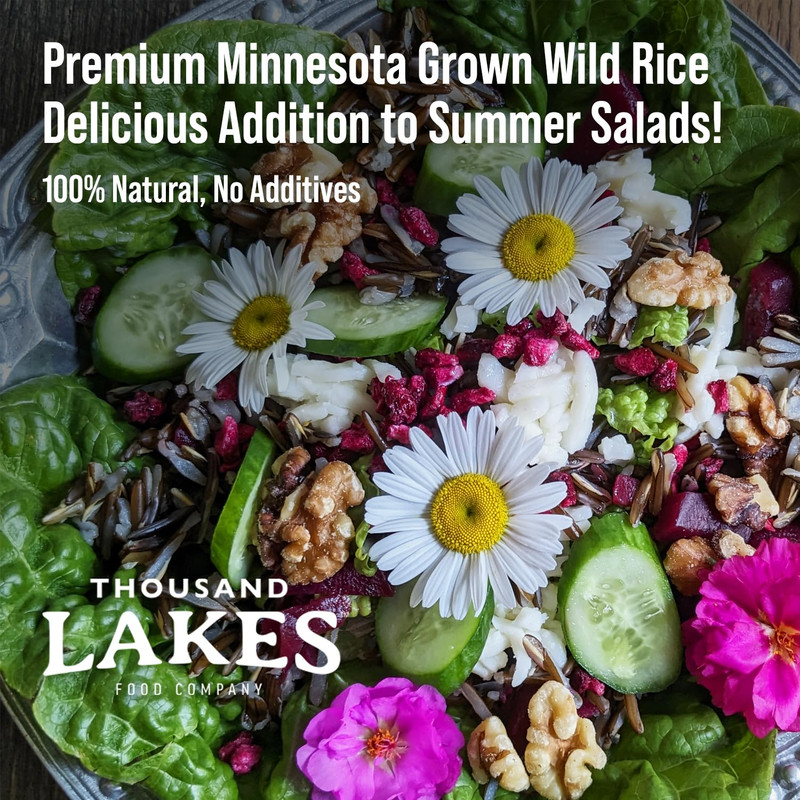 Minnesota Grown Wild Rice - Bulk - 5 Pounds | 100% All Natural gallery