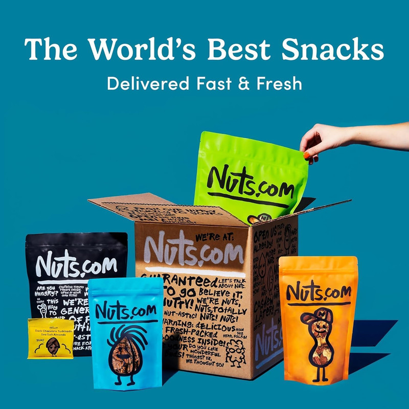 Nuts com Roasted Mixed Nuts (50% Less Salt) – 24 Single Serve Snack Packs – Almo gallery