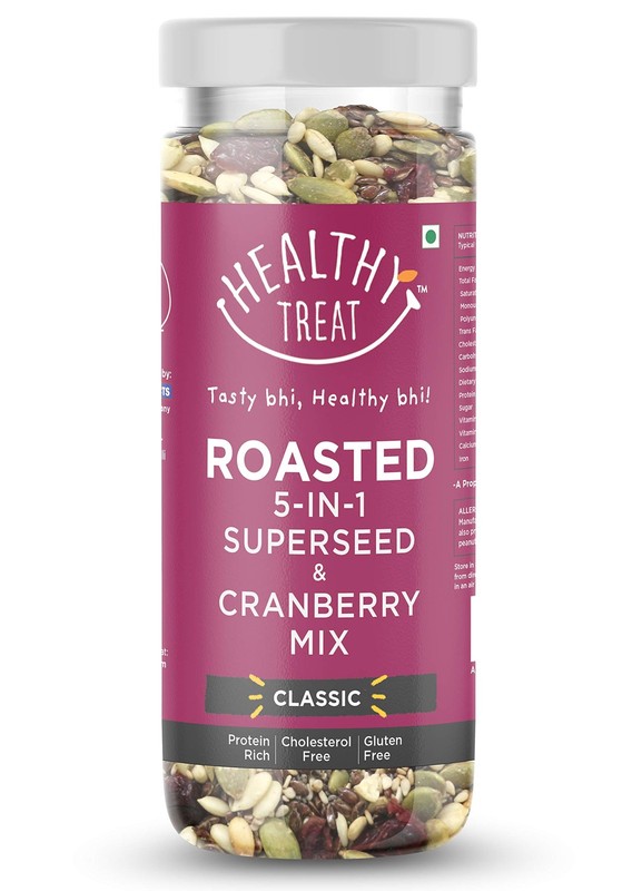 Healthy Treat Roasted 5-in-1 Super Seeds Mix 150g | Trail Mix | Protein Snack