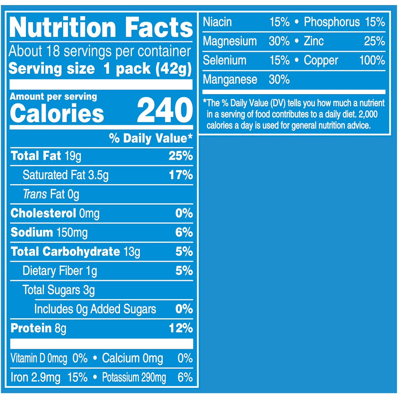 Planters Salted Cashews, 1.5 oz., 18 Pack – Roasted Sea Salt Snack Packs Kosher gallery