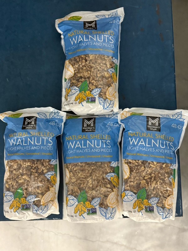 (Same Day Ship) 2 Pack – Member’s Mark Natural Shelled Walnuts, 12 Lbs