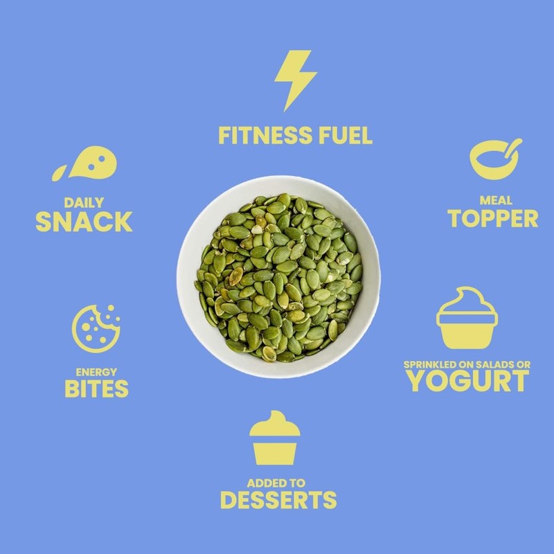 Livyor Raw Pumpkin Seeds 1kg | Protein & Fiber Rich | Healthy Snack Jar gallery