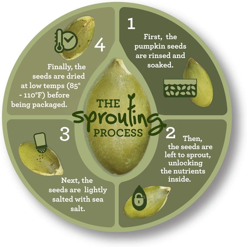 Sea Salted Sprouted Pumpkin s, Bag, Non O, Paleo, gallery