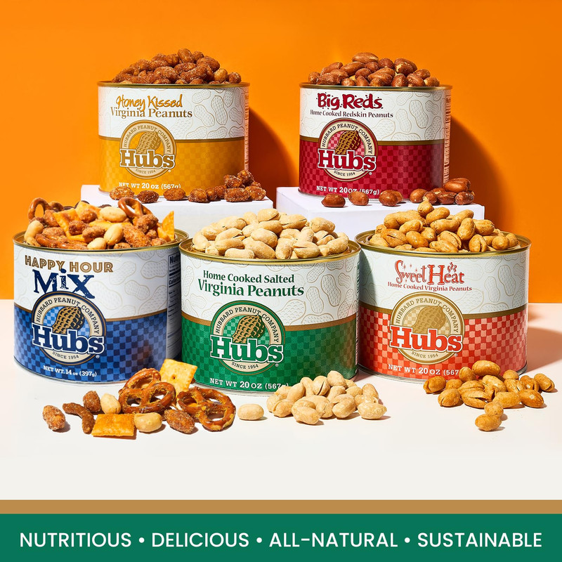 Peanuts Premium Salted Virginia Nuts - Irresistible Crunch & Flavored Nuts - Non gallery