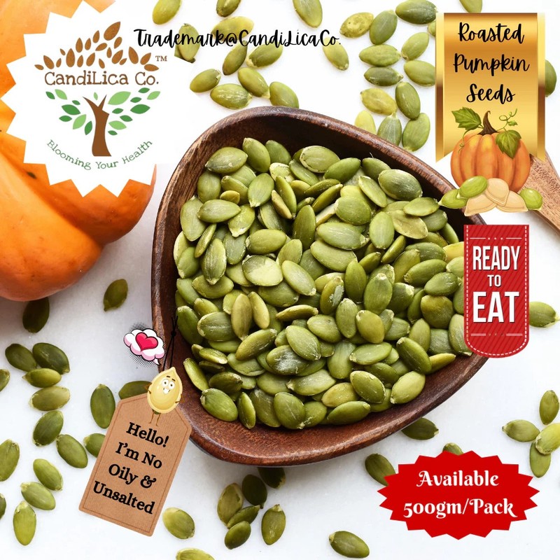 CandiLica Roasted Nuts 500g – Unsalted | No Oily | Dry Roasted | High Protein gallery