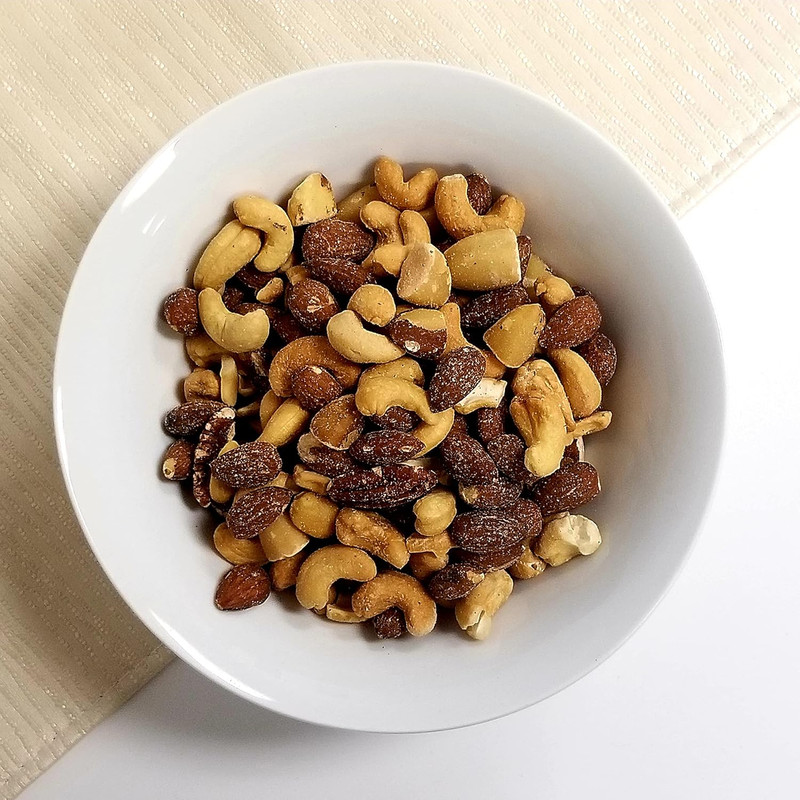 Mixed Nuts Deluxe - Roasted & Salted | 32 Oz Reusable Container | Healthy Gourme gallery