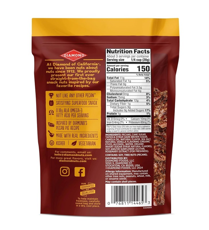 Pecan Pie Nuts Diamond 3.25oz gallery