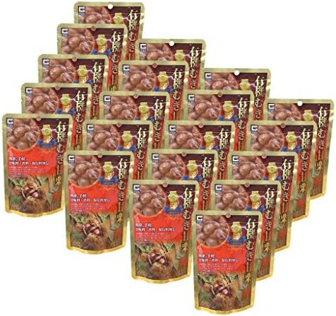 Fresh wholesale market Organic peeled sweet chestnut 80g x 20 bags (1 box)