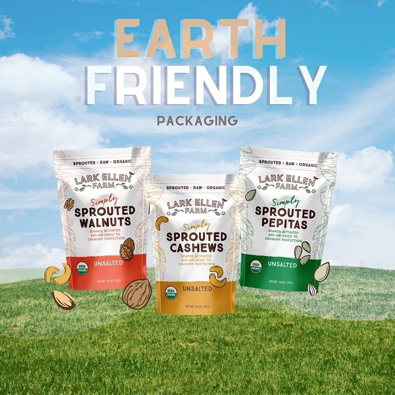 Lark Ellen Farm Unsalted Organic Raw Cashews, Sprouted, AirDried, GlutenFree,... gallery