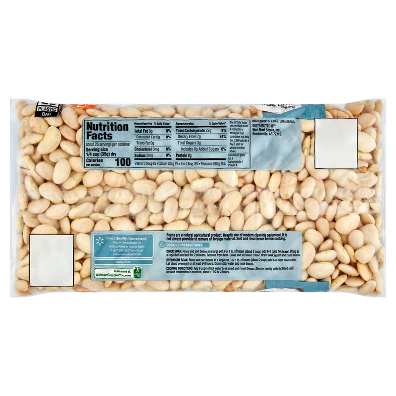 (3 pack) Great Value Large Lima Beans, 32 oz gallery