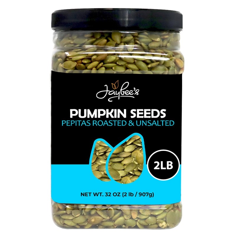 Roasted Unsalted Pumpkin Seeds Pepitas 32 oz | Healthy Vegan Snack | Keto Friend